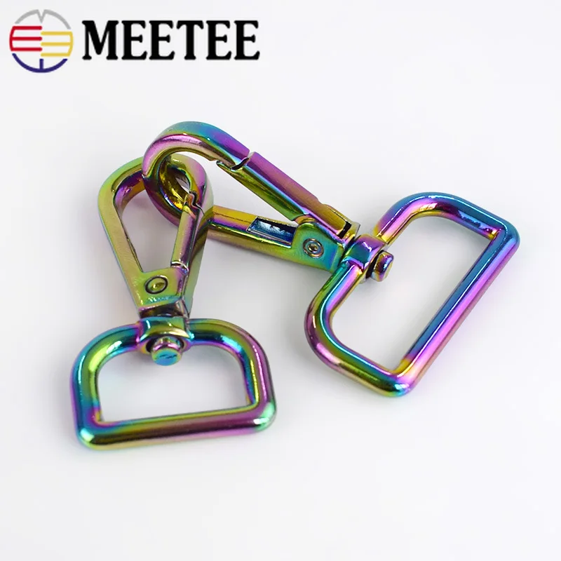Meetee 2/4 шт. 19/32 мм металлическая сумка на ремешке с пряжками зажим зажиме