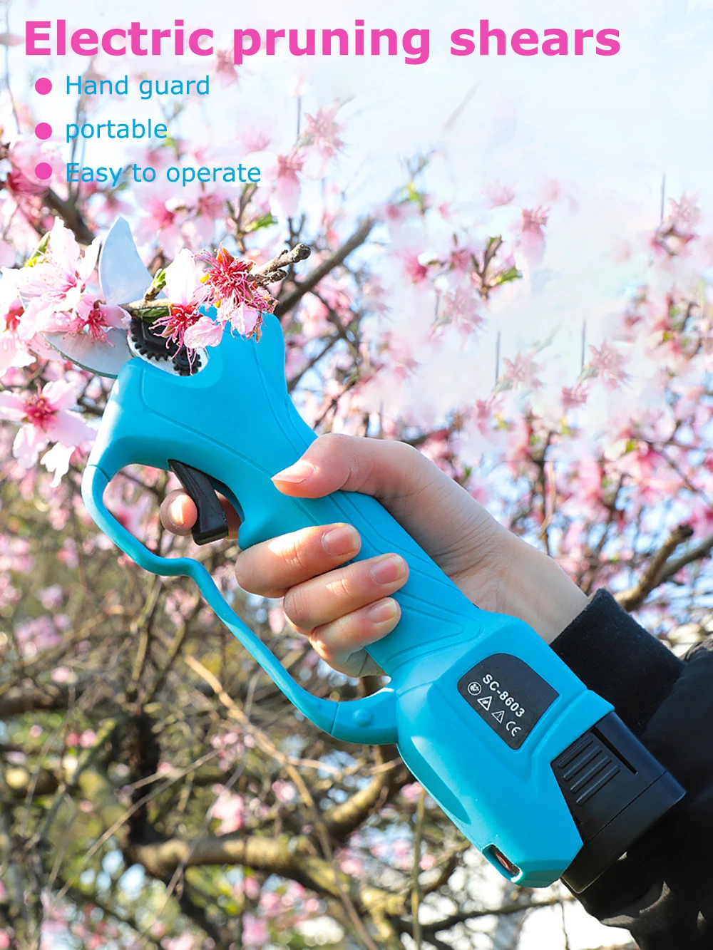 Новый профессиональный Аккумуляторный секатор Электрический ветви дерева 0 8 ~ 1