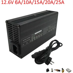 12v 12 6v 6a 10a 15a 20a 25a lithium battery charger for 3s 10 8v 11 1v 12v li ion solar energy storage scooter battery pack free global shipping