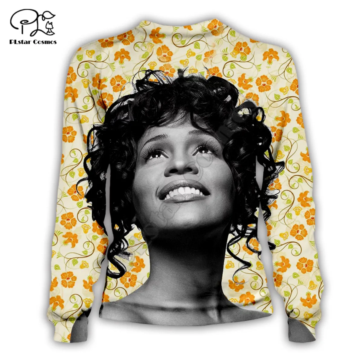 

Fashion Whitney Houston hoodies 3D printed Sweatshirt Hoodie Harajuku Autumn Streetwear women foe men Casual Tracksuit