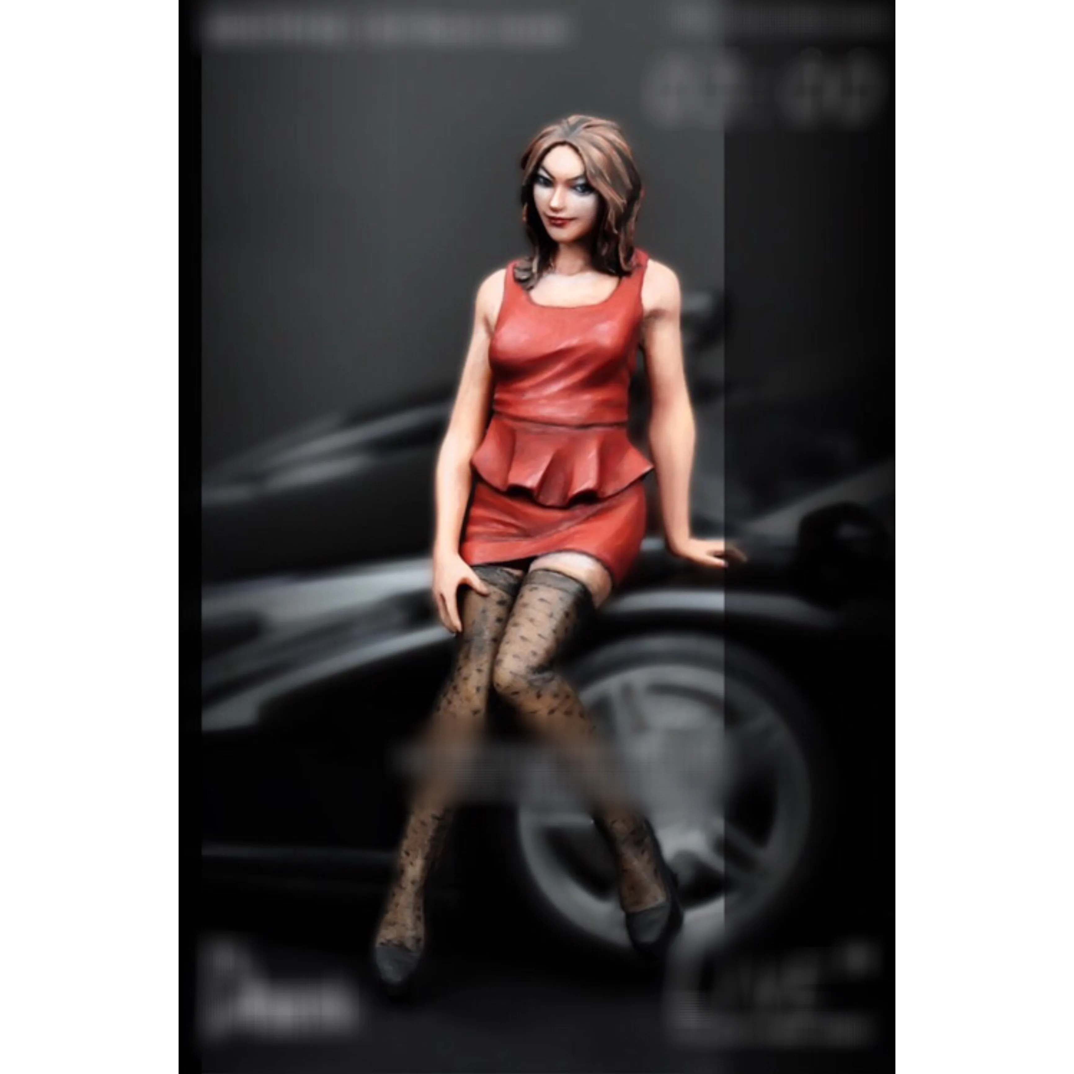 

75mm Resin Model Figure GK，Unassembled and unpainted kit