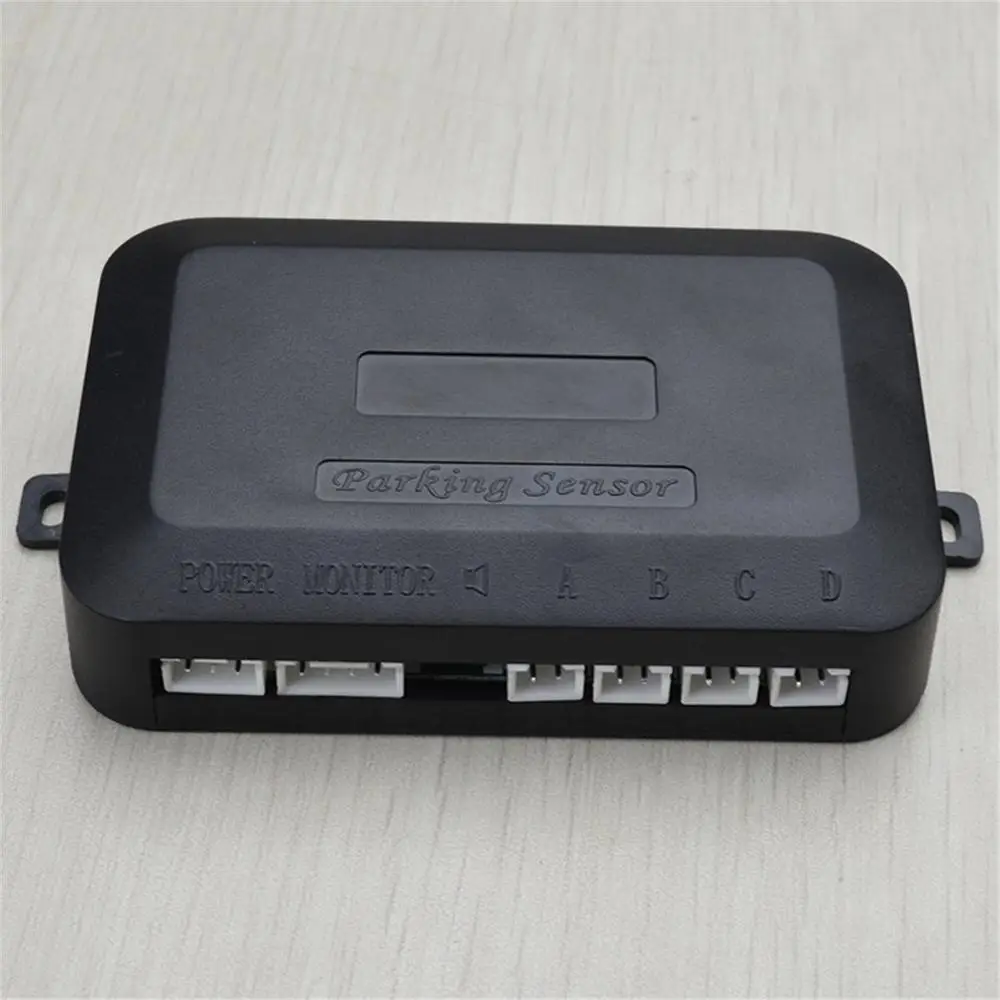 

New 12V Car Parking Sensor Kit Reverse Backup Radar Sound Alert Indicator Probe System 4 Probe Beep Sensor Car Detector