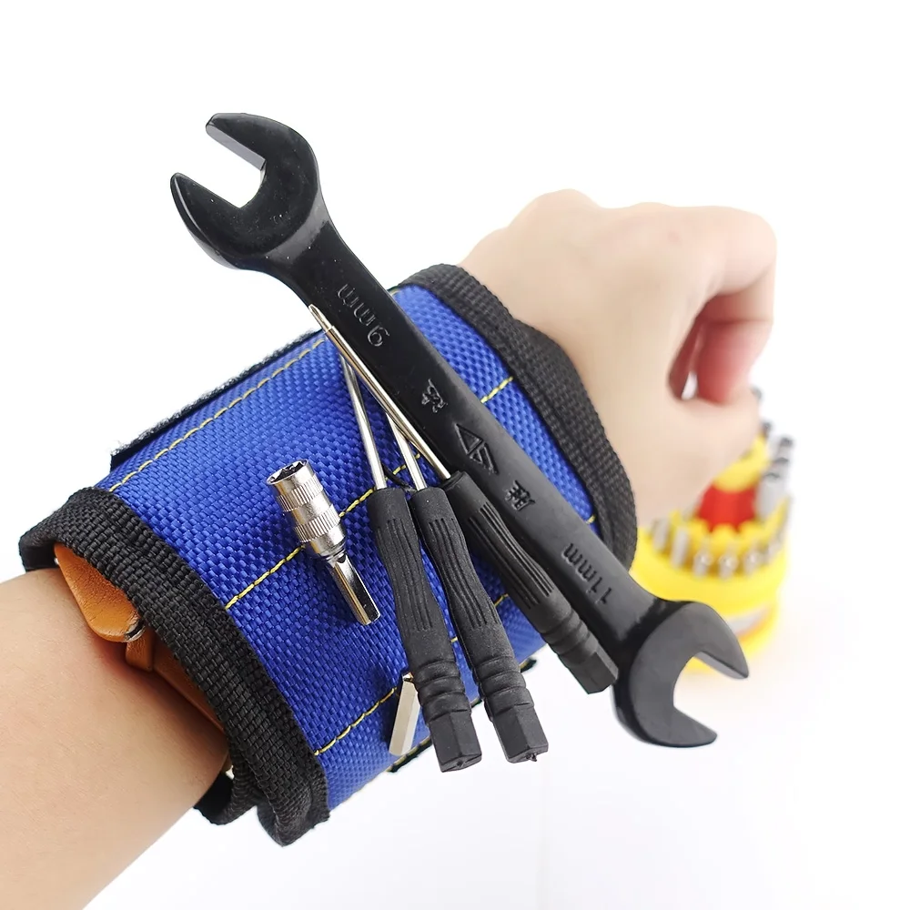 Бесплатная доставка магнитный браслет Портативная сумка для инструментов