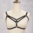 Страховочная система одежда в готическом стиле Бондаж Клетка бюстгальтер эластичный бюстгальтер Цвет фото сексуальное платье нижнее белье в готическом стиле fetish Rave клуб жгут