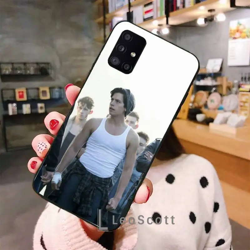 

riverdale cole sprouse Phone Case For Samsung A40 A50 A51 A71 A20E A20S S8 S9 S10 S20 Plus note 20 ultra 4G 5G