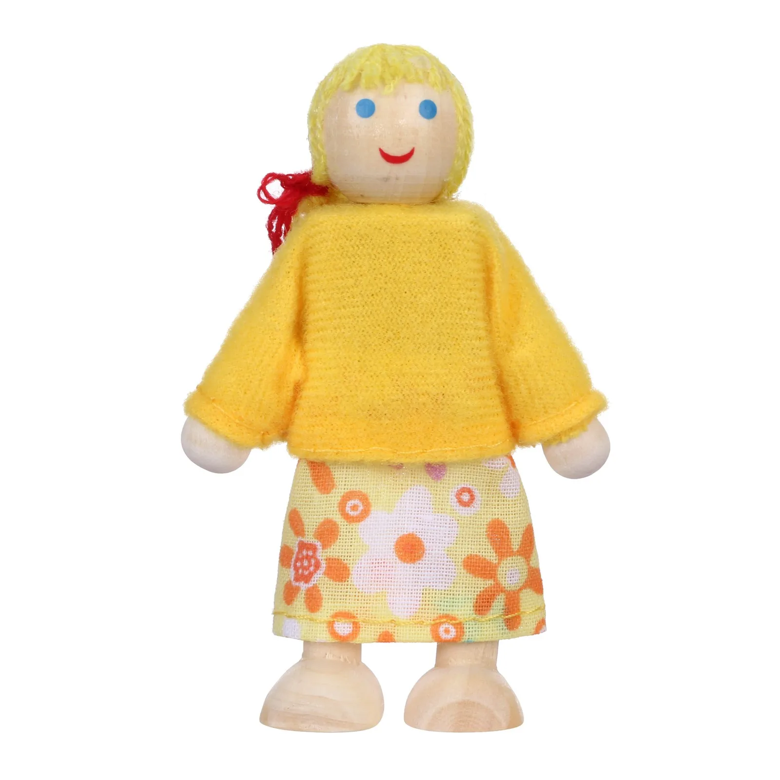 7 шт. деревянная мебель кукольный дом семейный набор из человек кукла игрушка для