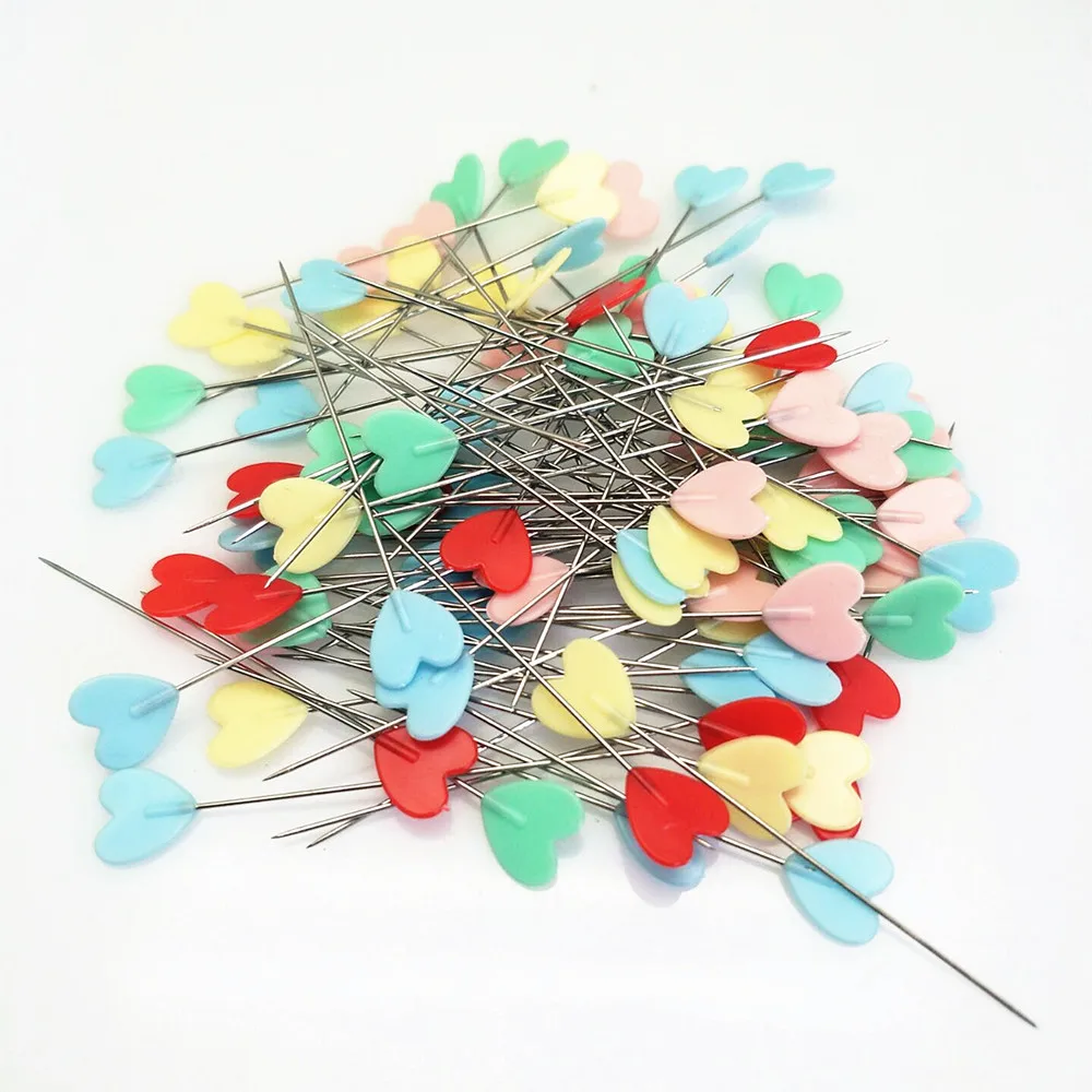 100 шт. в коробке шпильки из нержавеющей стали для вышивки булавки шитья иглы