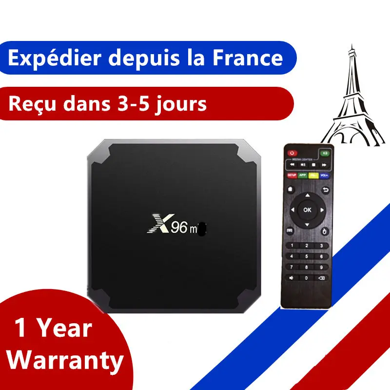 

Best x96 iptv box Android 9.0 tv box 1G 8G 2G 16G Amlogic S905W smart ip tv set top box ship from france