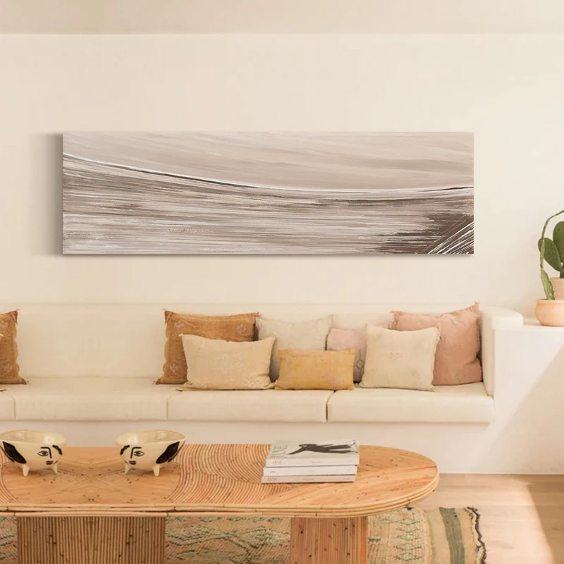 

Hand Painted Oil Painting on Canvas Abstract Journey Memory Living Room Bedroom Office Home Decor Wall Hang Art Artwork No Frame