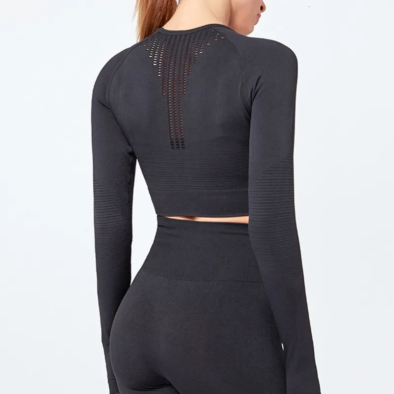 NCLAGEN Женская одежда для спортивного зала с длинным рукавом эластичные рубашки