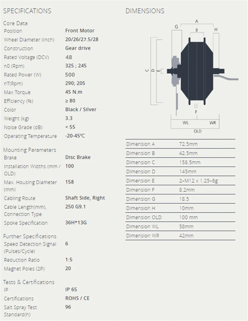 Bicicleta Eletrica 48v500w Bafang передний/задний комплект для переоборудования электрического велосипеда бесщеточный Концентратор двигатели 20 ''26'' 28 ''DIY колеса