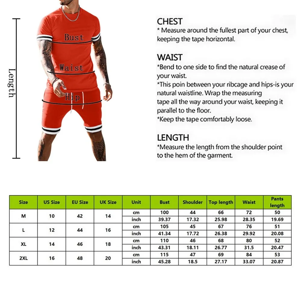 

Summer Fashion Mens Casual Shorts Sets Short Sleeve T Shirt +Shorts Male Tracksuit Set Men's Brand Clothing 2 Pieces Sets