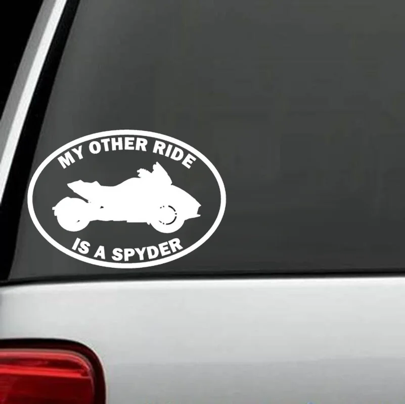 Виниловая наклейка на окно автомобиля и мотоцикла Мой другая поездка 8