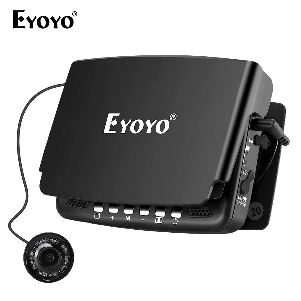 

Самый Новый! Eyoyo 15м камера рыбоискатель подводная рыбалка 1000TVL подледный лов запись видео DVR 8 инфракрасные светодиоды+солнцезащитный козыре...