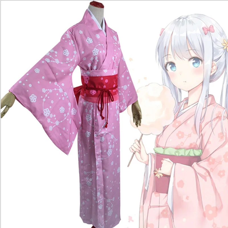 Аниме &quotEromanga-Sensei&quot косплэй костюм Sagiri Izumi Косплей Kawaii кимоно для Хеллоуина