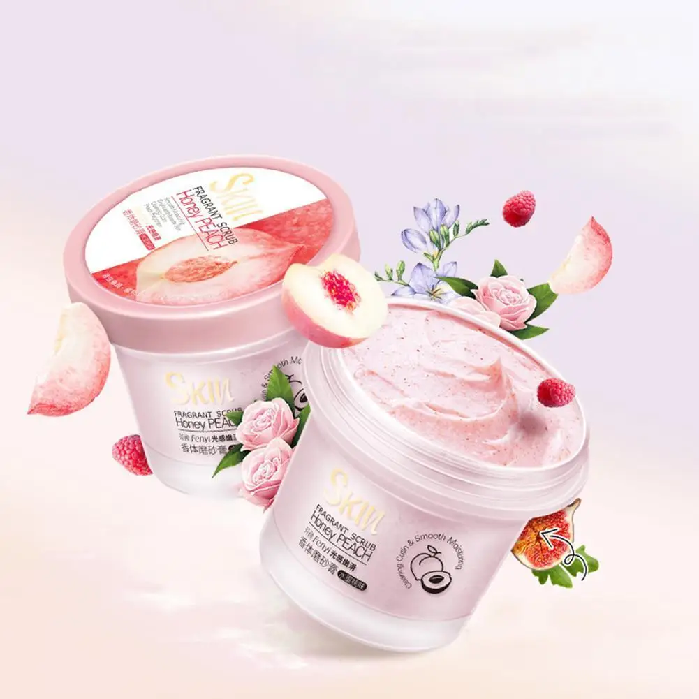 

100ml Shea Butter Exfoliating Scrub Exfoliating Gel Deep Avocado Scrub Body Whitening Cleansing Brightening O6H5