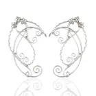 Эльф ухо манжеты клип-на серьги крыло кисточкой филигрань Фея обернуть серьги эльф косплей фантазия костюм