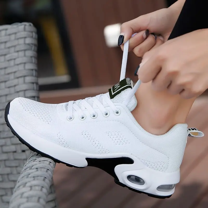 Женские кроссовки 2021 прогулочная сетчатая розовая Женская обувь на плоской