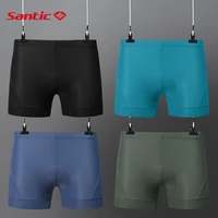 santic men cycling underwear summer breathable 4d sponge padded sports cycling pants road bike wear bicycle shorts asian size