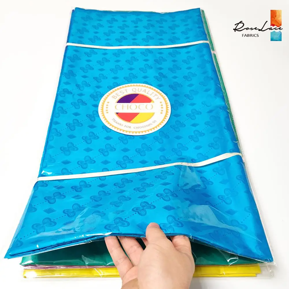 Персиковая с хорошим запахом богатая ткань Bazin 2020 Высококачественная