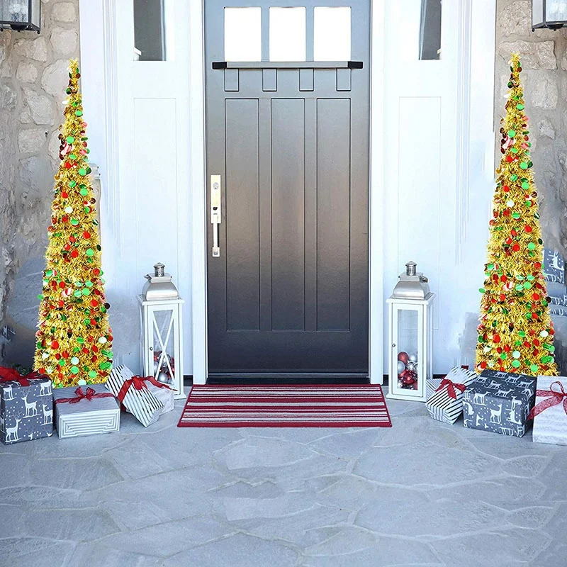 5 футов Рождественская мишура легко собирается многоразовый складной