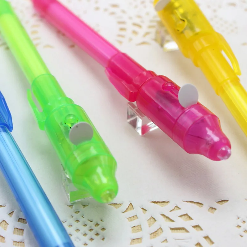 Dozzlor невидимая светильник ручка забавная маркерная школьные принадлежности