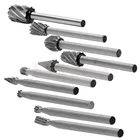 10 шт. вращающаяся шлифовальная электрическая полировальная головка гравировальный резак деревообрабатывающий инструмент сделай сам