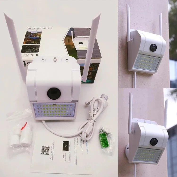 HD 1080P настенный светильник Wifi IP камера 2.0MP беспроводная наружная