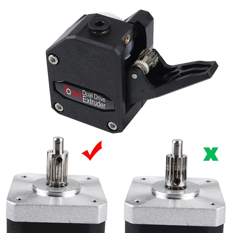 Bowden экструдер BMG клонированный Btech с двойным приводом для Wanhao D9 Creality CR10 Ender 3 Anet E10