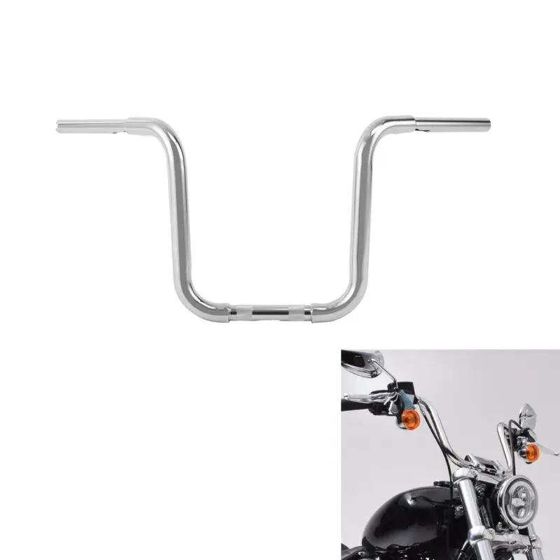 

Мотоциклетная вешалка для руля Ape 13,5 дюйма Rise 1 1/4 дюйма, для Harley FLST FXST Sportster XL