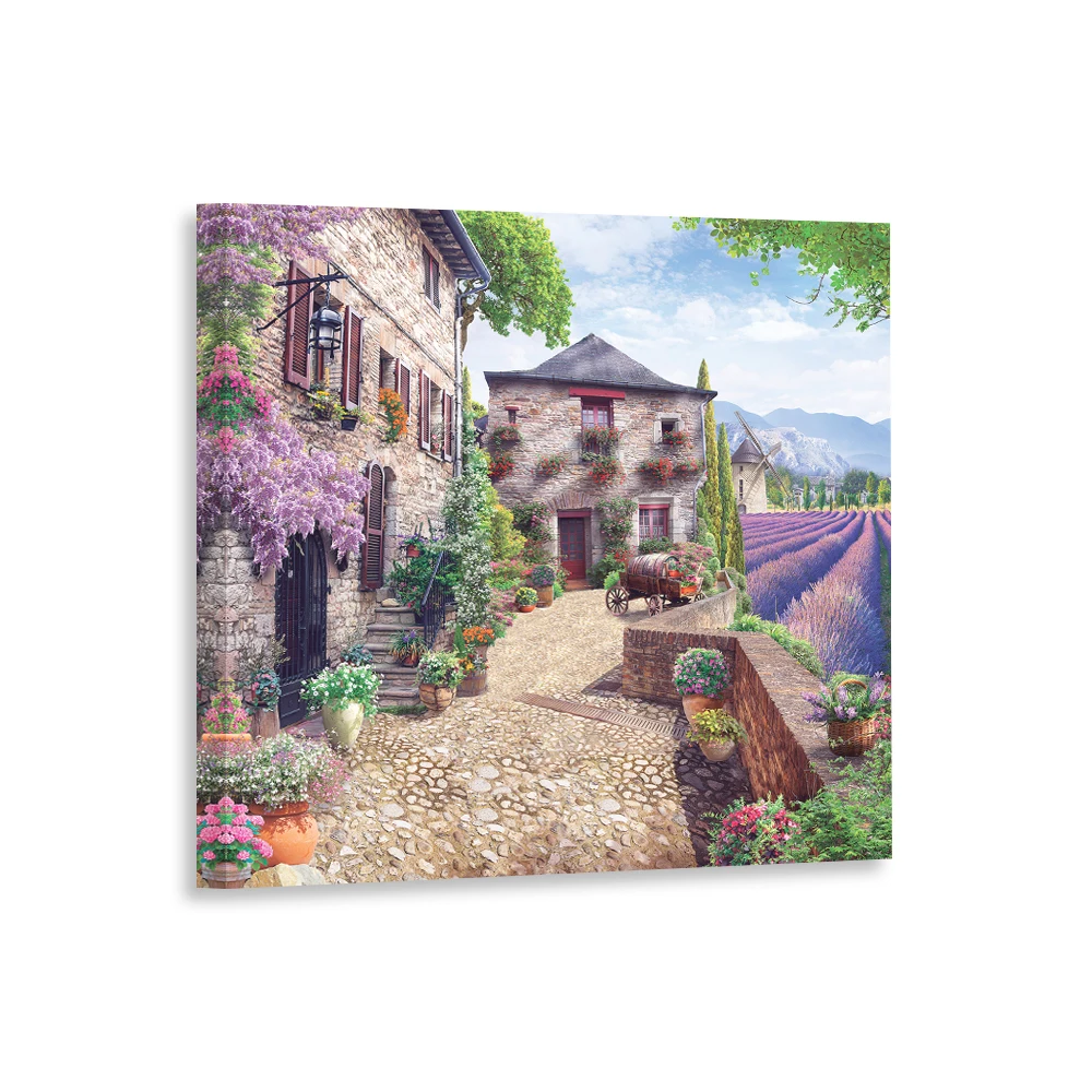 Картина на холсте Прекрасный вид Прованс. Франция(30х30 см)|Декоративные пленки| |