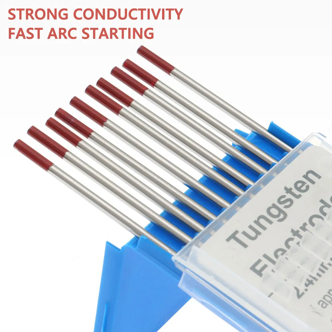 Вольфрамовые сварочные электроды TIG профессиональные с красной головкой 1 6 мм/2 0 4