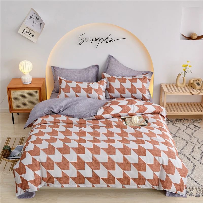 

Home Textile Pink Cartoon Bedding Sets Happy Girl Kid Teenage Linen Duvet Cover Pillowcase Bed Sheet King Queen Double Single