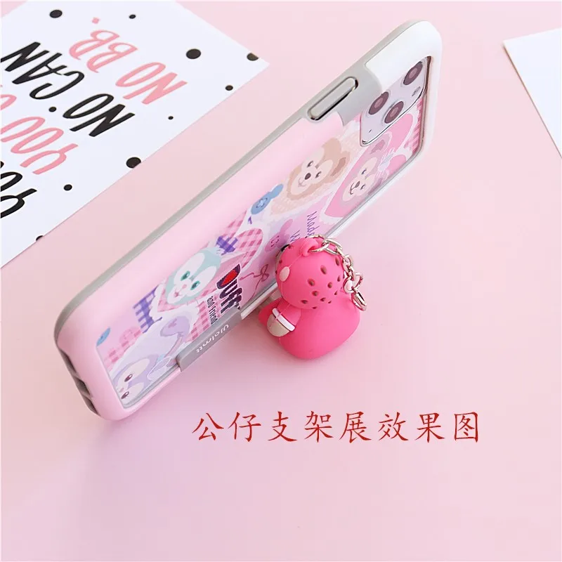 Для iPhone11pro max 8 7Plus противоударный бампер+ Duffy пленка для экрана из закаленного стекла для iPhone Xsmax xr 7 8 plus 6S 11 ремешок