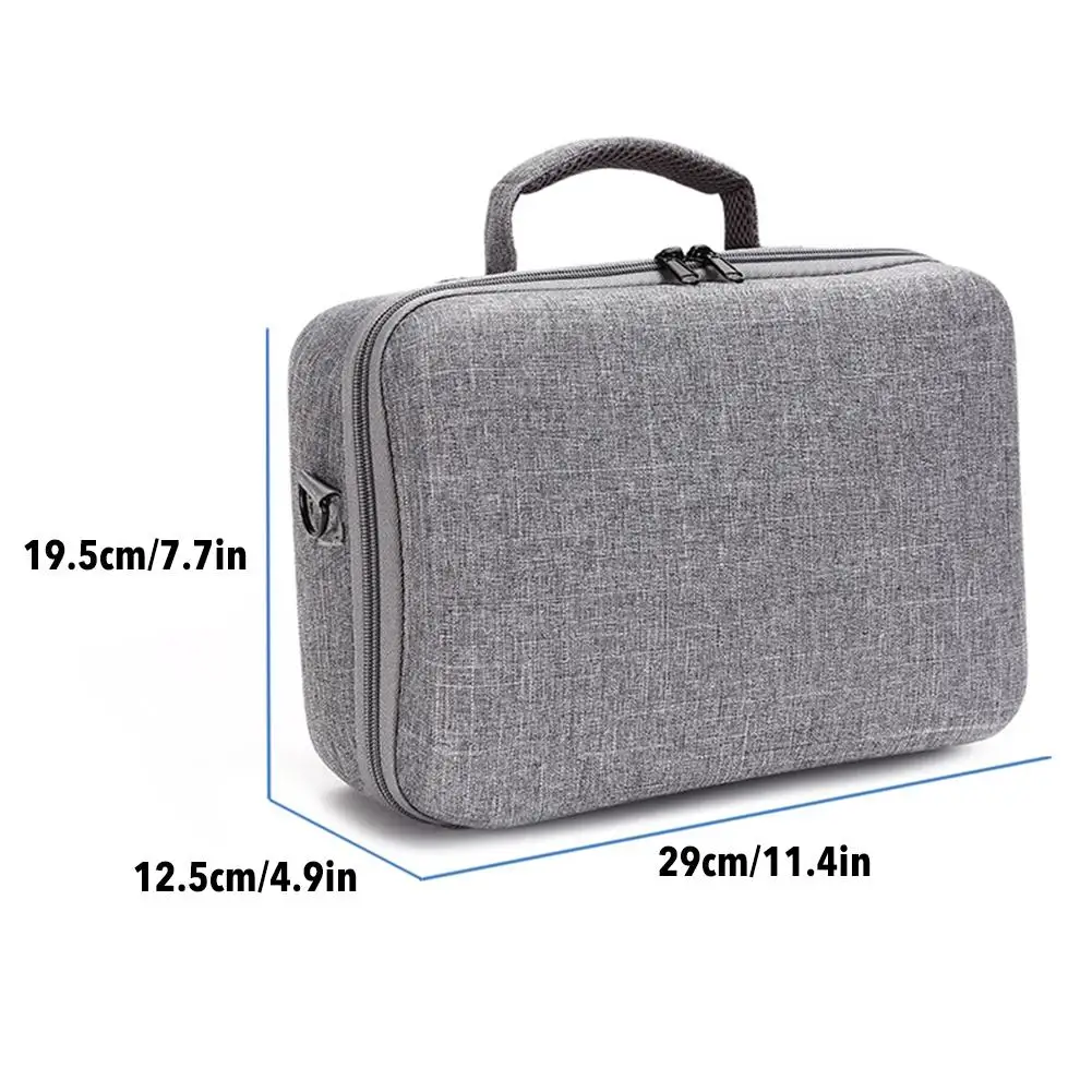 

Grey Storage Bag Waterproof Hard Shell Carrying Case Handbag Messenger Bag with Shoulder Strap Handle for DJI Mavic Mini #SW
