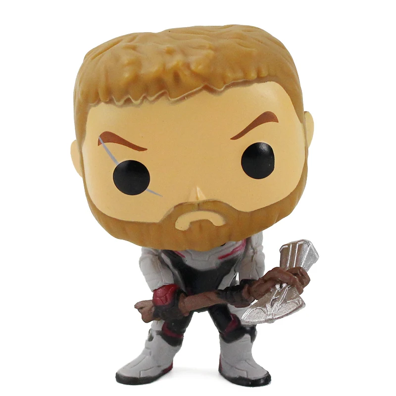 6 шт./лот Endgame экшн фигурка танос Железный человек Тор Халк Капитан Америка Карол