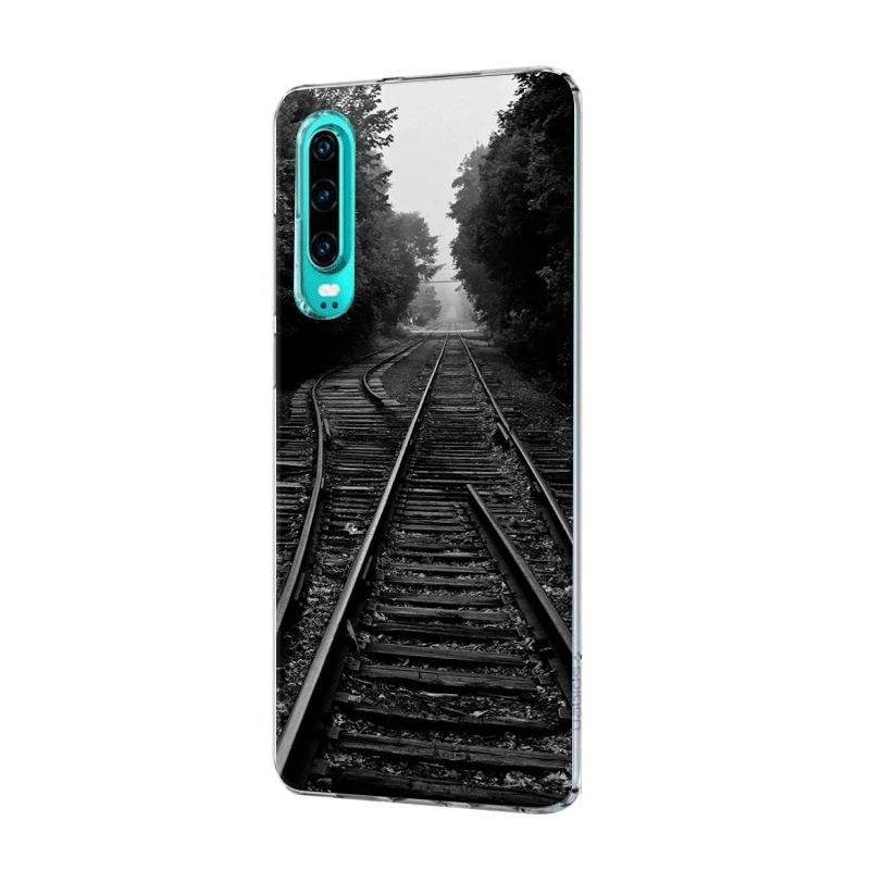 H9 Чехол для мобильного телефона huawei P30 P20 P10 P9 P8 P Sart Z Lite Pro, Жесткий Чехол для поезда - Цвет: H9