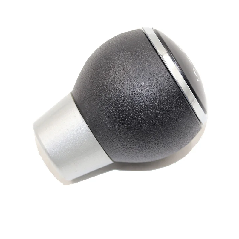 Автомобильный 5/6 Скорость черные кожаные шестерни Head рукоятка рычага