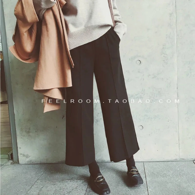Модель 2020 года модные зимние новые женские брюки плотные шерстяные девять брюк