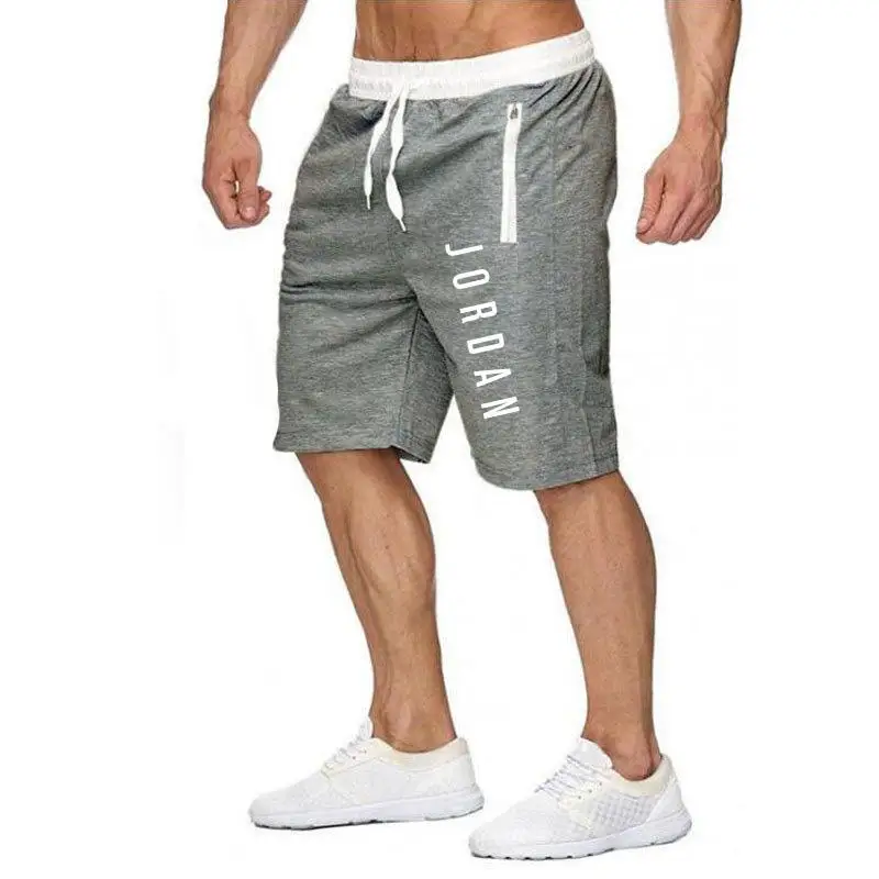

New Jordan Short Pants Mens Fitness Bodybuilding Shorts Man Summer Gyms Workout Male Breathable Quick Dry Sportswear Jogger