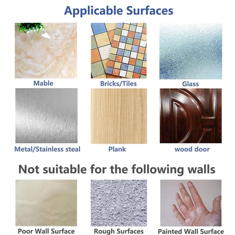 

Multifunctional Wall Stick Hooks Magic Paste Kitchen Bathroom Wall-Mounted Towel Hanger Ceramic Tile Glass Stick Hook