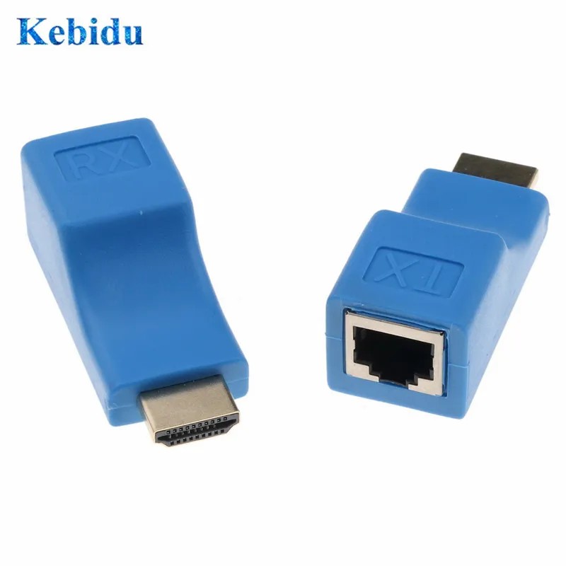 Kebidu HD 1080P по Cat5e CAT6 RJ45 Ethernet кабель 30 м расширитель передатчика TX/RX V1.4 для ТВ