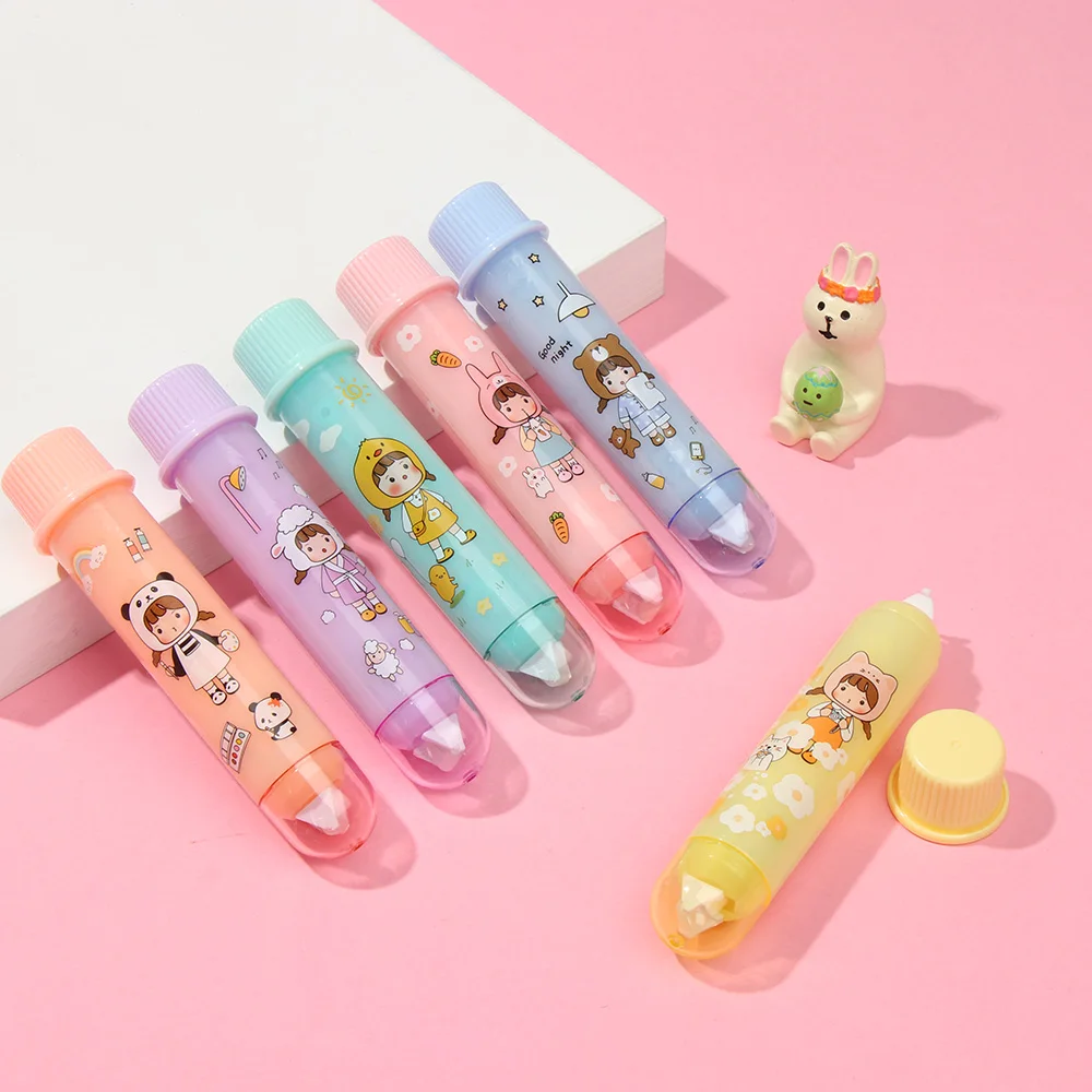 Двухсторонняя роликовая мини лента корректирующая клейкая два в одном