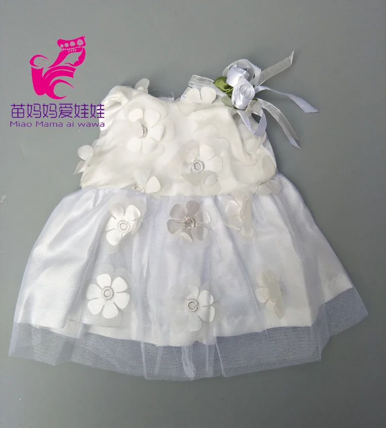 Кукла платье для born bebe куклы белое аксессуары кормления детей игрушки