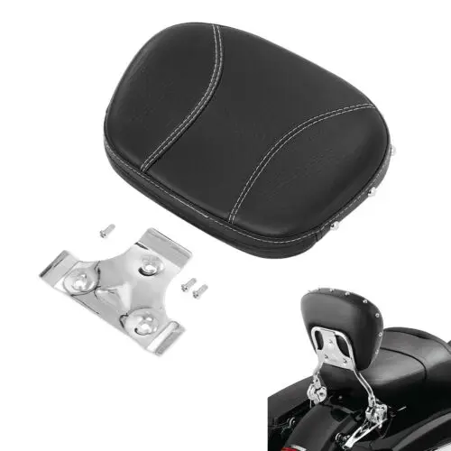 

Motorcycle Rear Passenger Backrest Sissy Bar Pad For Harley Road Glide FLTRX Road King Fat Boy Street Glide 2015-2020 2019