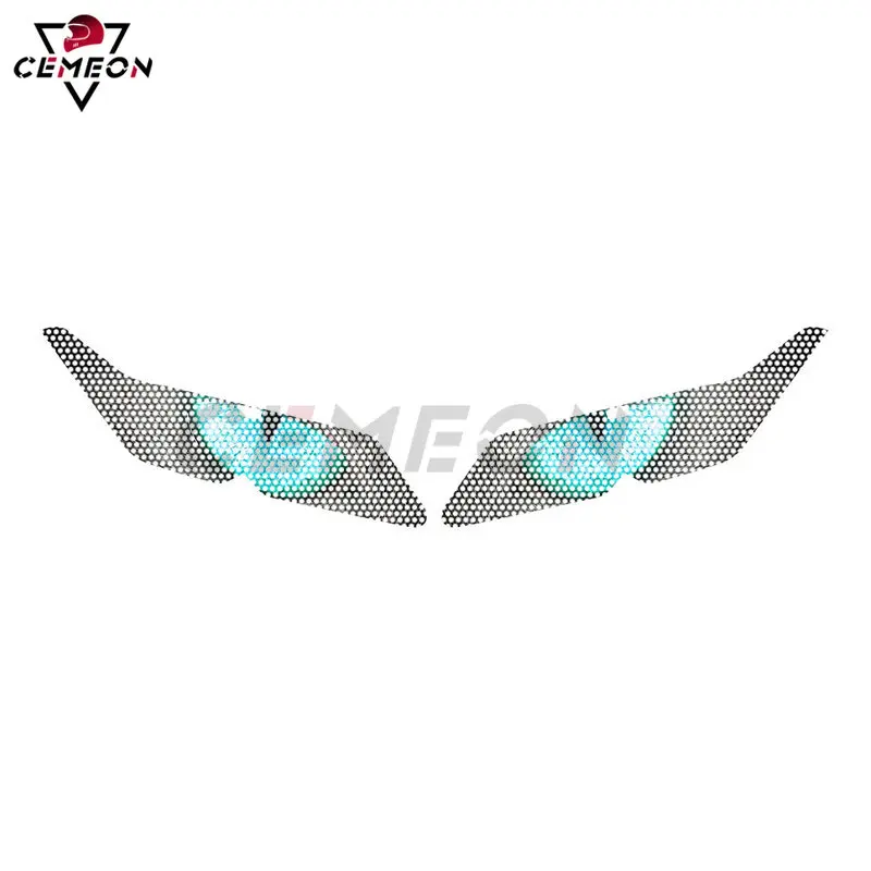 

Motorcycle headlight eye decoration sticker For Yamaha YZF-R15 2017-2019 YZFR15 headlight decal protective film