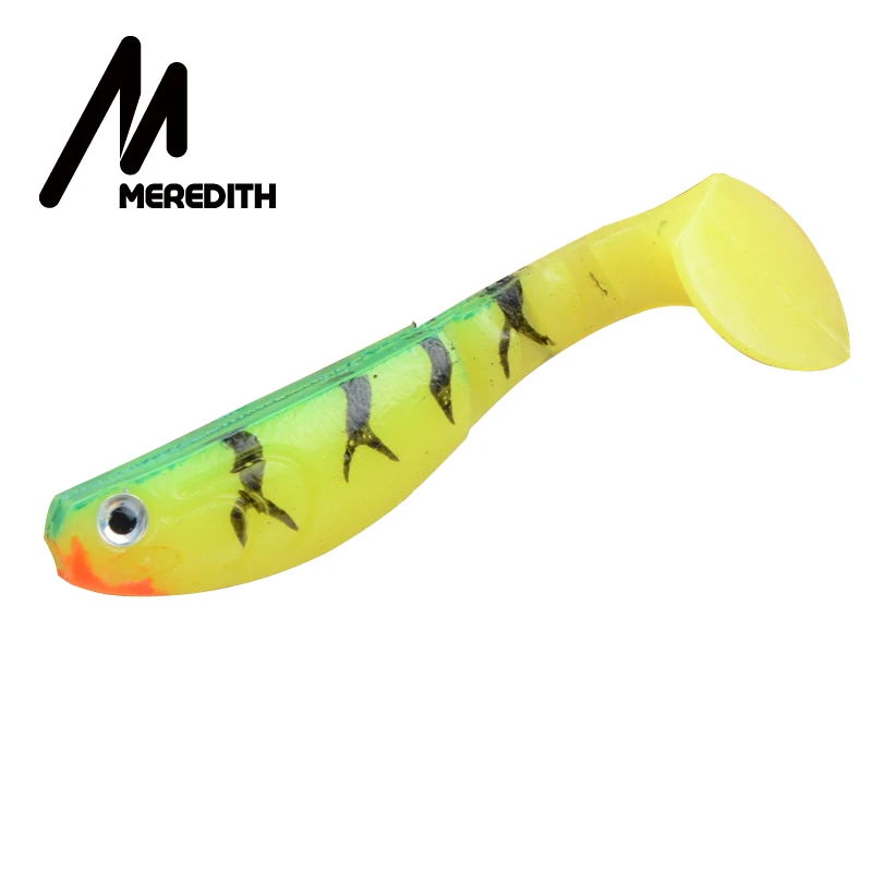 Розничная, популярная модель рыболовной приманки от магазина MEREDITH, JX52-07, 65мм, 10шт, рыболовные принадлежности для ловли нахлыстом, многосекционные мягкие приманки, искусственные рыбы