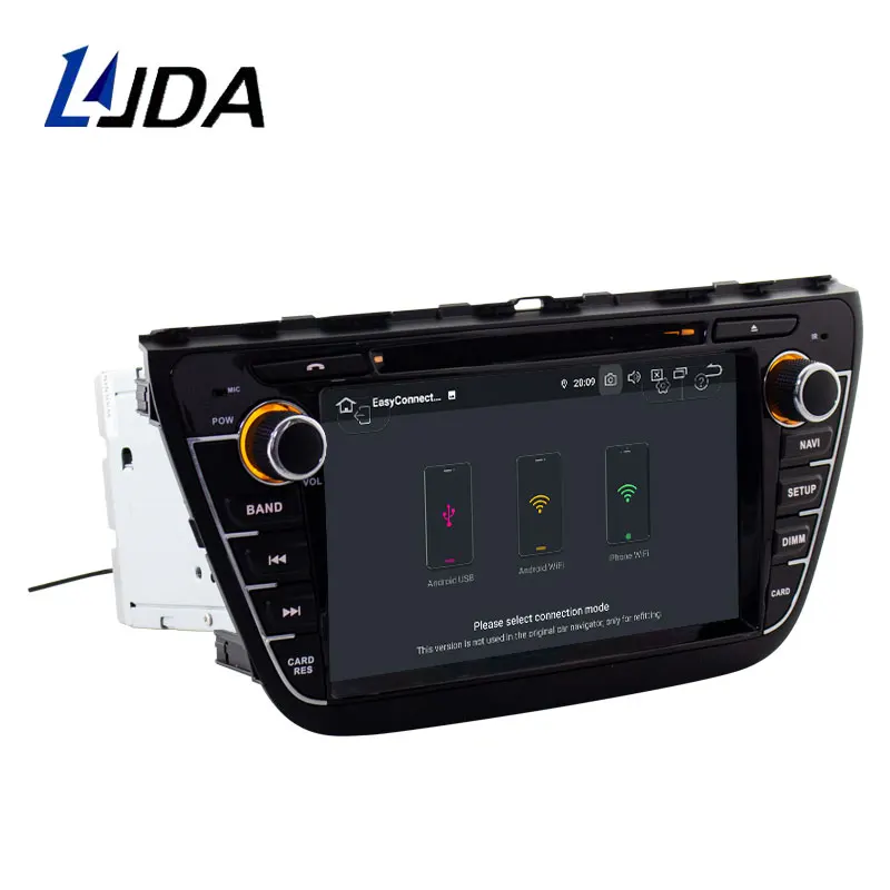 LJDA Android 10.0 Car DVD Player For Suzuki SX4 / S Cross 2013-2018 GPS Navigation Stereo 2 Din Radio 4G+64G Multimedia DSP | Автомобили и