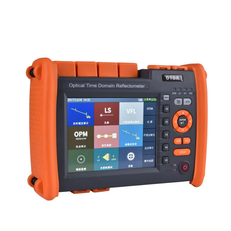 Оптический рефлектометр MM 850/1300nm 28/26dB со встроенным сенсорным дисплеем VFL |