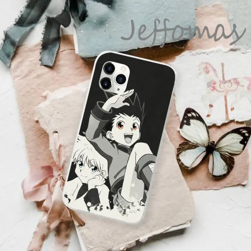 

Anime Hunter x Hunters Phone Case Transparent for iPhone 11 12 mini pro XS MAX 8 7 6 6S Plus X 5S SE 2020 XR